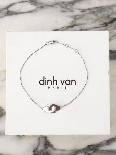Bracelet DINH VAN Bracelet menottes en or blanc 18K 58 Facettes