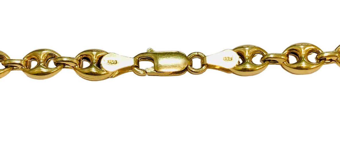 Collier COLLIER GRAIN DE CAFE OR JAUNE 58 Facettes