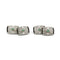 Boutons de manchette Boutons de Manchettes - Or, Platine, Diamants & Emeraudes 58 Facettes 250011SP