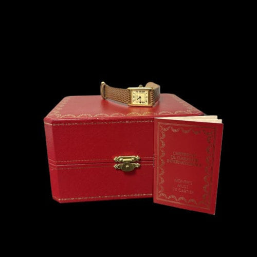 Montre Cartier Montre Tank Vermeil 58 Facettes MT43320