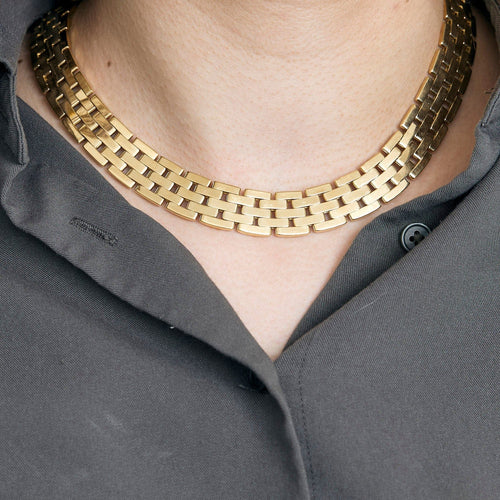 Collier CARTIER - Maillon Panthère - Collier en Or jaune 18k 58 Facettes CAN1261