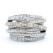 54 MESSIKA ring - Meli Melo ring in white gold and diamonds 58 Facettes 232