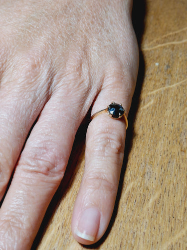Bague En Or Et Hématite