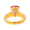 Bague 49 Bague  Or jaune Tourmaline 58 Facettes 4377138RV