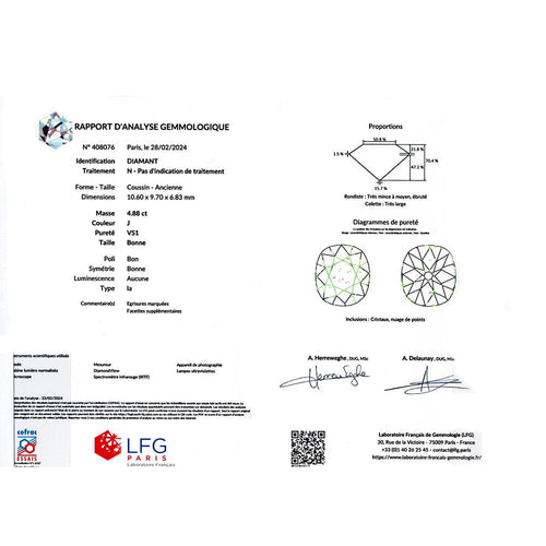 Bague 52 Solitaire Chaumet platine, diamant. 58 Facettes 33543