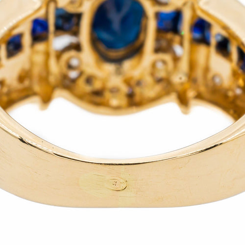 Bague 47 Bague Or jaune Saphir 58 Facettes 3090649CN