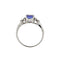 Bague 51 Bague en or blanc avec tanzanite et diamants 58 Facettes 38890