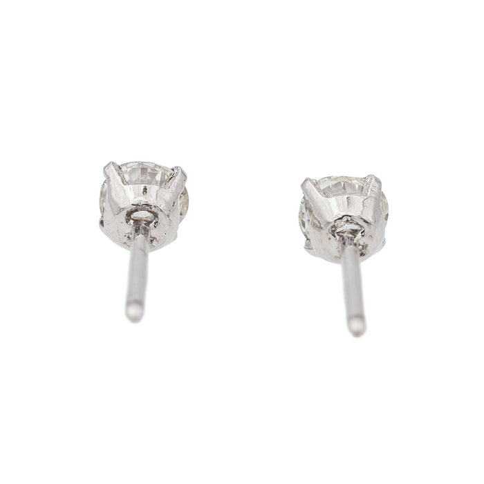 Boucles d'oreilles Boucles d'oreilles Puces Or blanc Diamant 58 Facettes 3547206CN