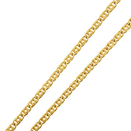 Collier Collier en or jaune maille œil de tigre 58 Facettes 33121