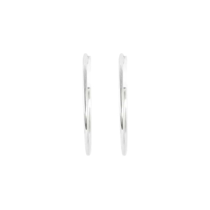 Boucles d'oreilles Boucles d'oreilles créoles or blanc 58 Facettes BO/230114