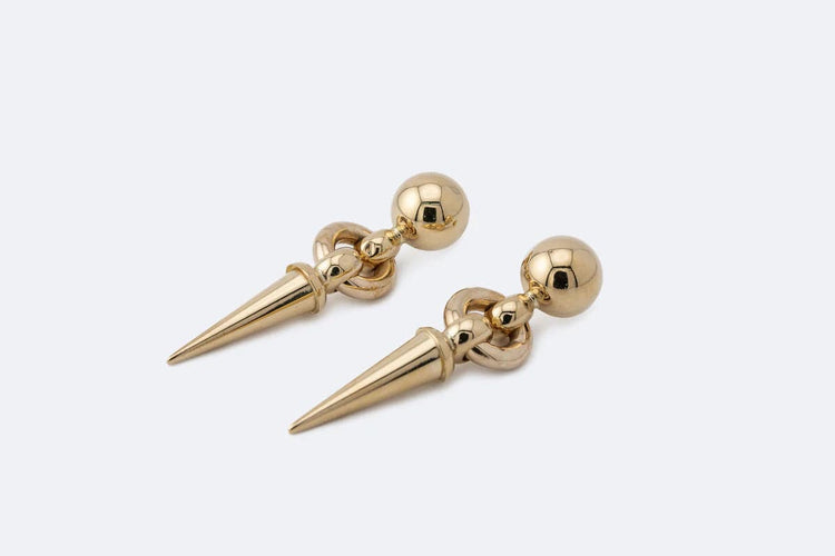 Boucles d'oreilles Oro Giallo Orecchini in oro giallo metropolis 58 Facettes orc219