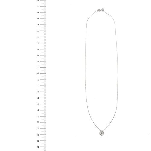 Collier Collier en or blanc avec un diamant de 0,44 ct 58 Facettes 50