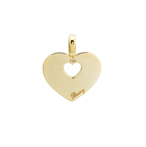 POIRAY - Pendentif Coeur Secret en or jaune