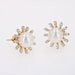 Akoya pearl diamond snowflake earrings 58 Facettes 24-072