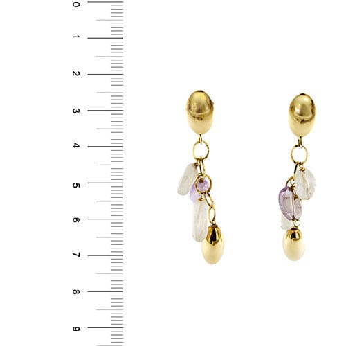 Boucles d'oreilles Boucles d'oreilles ornées de pierres précieuses 58 Facettes 29106