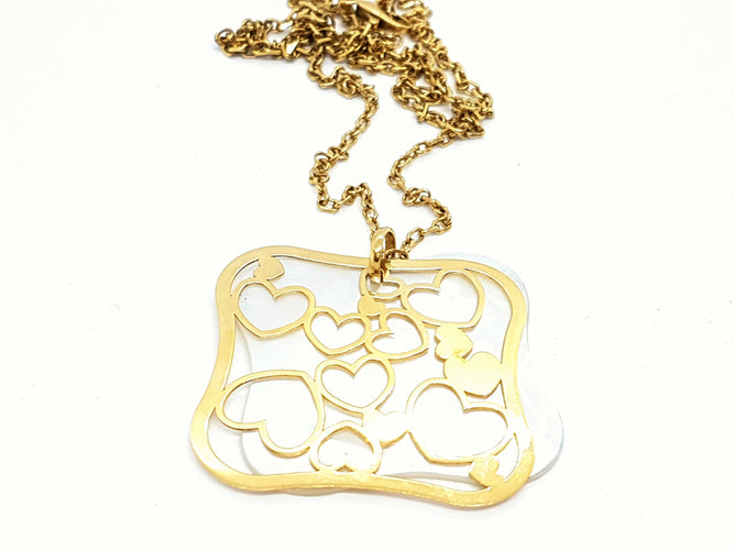 Collier Collier Chaîne + pendentif Or jaune Nacre 58 Facettes 05588CD
