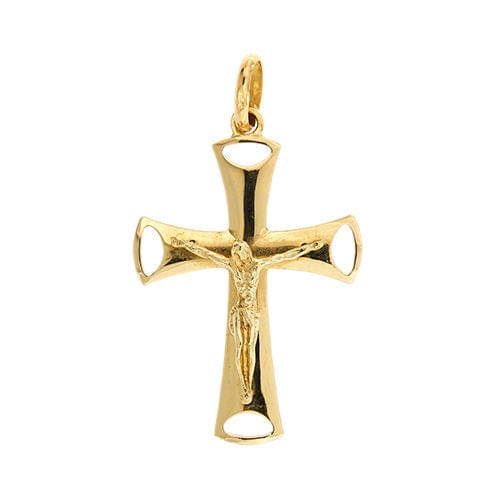 Pendentif Pendentif croix avec Jésus 58 Facettes 34430