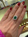 Bague 57 Bague Marguerite Emeraude et diamants 58 Facettes 1.0000330/1