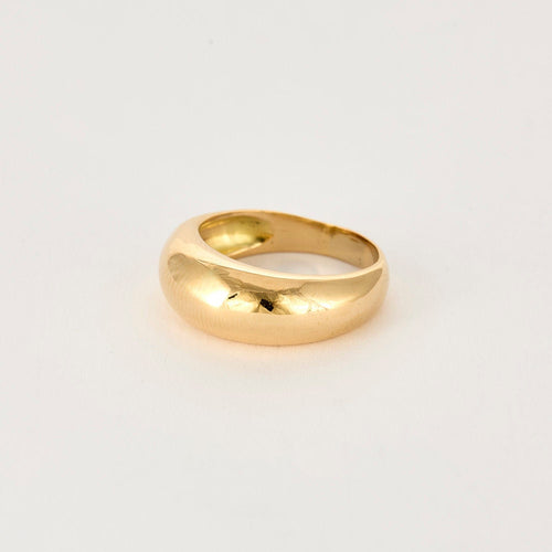 Bague 57 Bague jonc or jaune 58 Facettes GU257