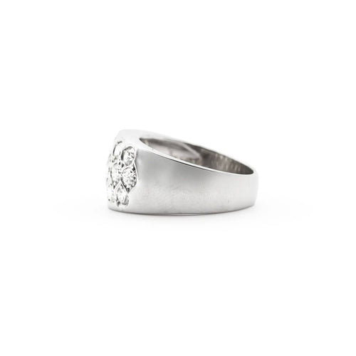 Bague Bague en or blanc avec diamants de 1,50 ct 58 Facettes