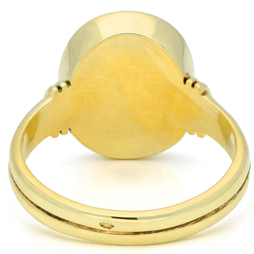 Bague 64.5 Chevalière en or jaune 58 Facettes 24249914250445DF83513F9184D7BB06
