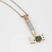 Collier crayon Diamond Love des années 70 en jade et diamant 58 Facettes G13666