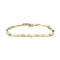 Bracelet Bracelet or blanc et jaune, diamants 58 Facettes GU199