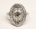 Bague 58 Bague Marquise Trilogie Diamants et Or Blanc 58 Facettes C2092