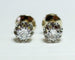 Boucles d'oreilles Paire de Puces d'Oreilles Anciennes Or blanc Diamants 58 Facettes A11533