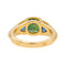 Bague 48 Bague Trilogie Or jaune Saphir vert 58 Facettes 3757182RV