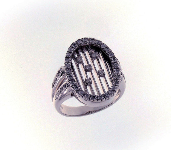Bague en diamants ovales