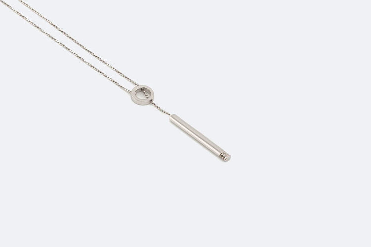 Collier Oro Bianco Collana con pendente in oro bianco 58 Facettes COL201