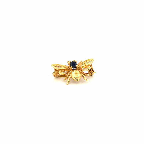 Broche Broche Abeille Or Jaune & Saphir 58 Facettes 3-BROF1-GS37642-2