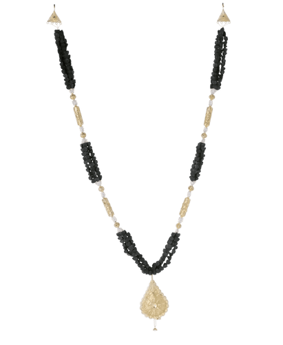 Collier Mille et Une Nuits Or jaune 21K Perle baroque Perle semi-ronde