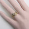 Bague 54.5 Bague en or jaune avec diamants 58 Facettes