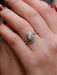 Ring 50 Old cut diamond swirl ring 0,15 ct 58 Facettes J321