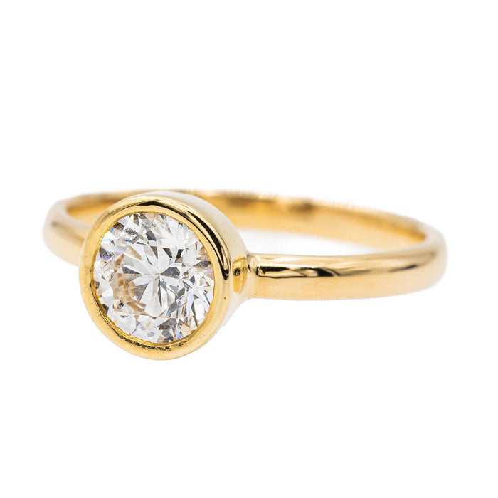 Bague 49.5 Bague Solitaire Or jaune Diamant 58 Facettes 2994739RV