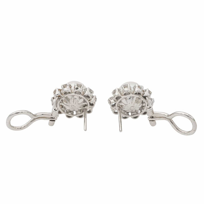 Boucles d'oreilles Boucles d'oreilles Perle Or blanc Perle 58 Facettes 2432019CN