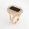 Bracelet Bague Diamant Onyx Vintage Or Jaune 58 Facettes