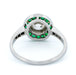 Bague 53 Bague en platine, diamant et émeraude 14249-2415 58 Facettes 1C2F3D1DD5C844FBBA5A5BD35E8DEF58