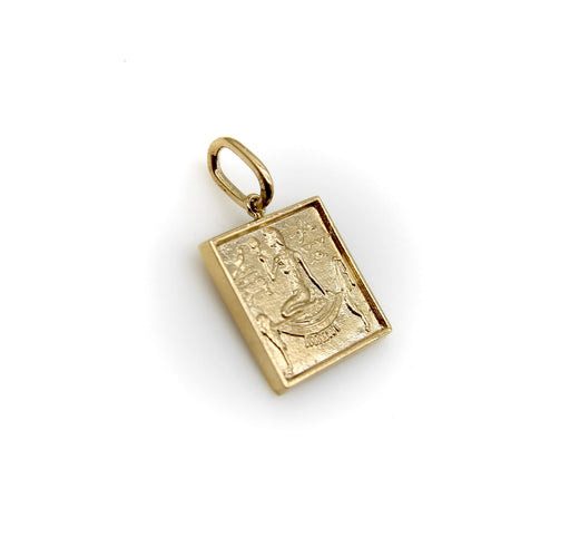 Pendentif Pendentif ou breloque en or jaune style lingot de style néo-égyptien 58 Facettes