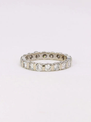 Alliance or blanc diamants 2,2 ct