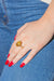 Bague 59 Bague Or jaune Citrine 58 Facettes 2905360CN