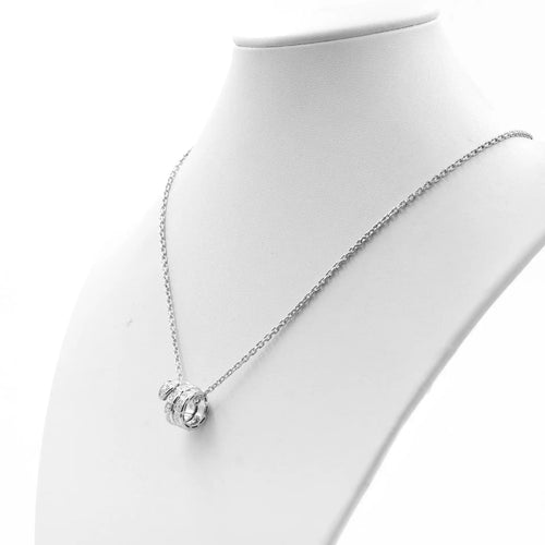 Collier Bulgari - Collier "Serpenti Viper" en or blanc avec pavé de diamants 58 Facettes