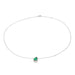 Collier Collier Or blanc Emeraude 58 Facettes 3100510CN