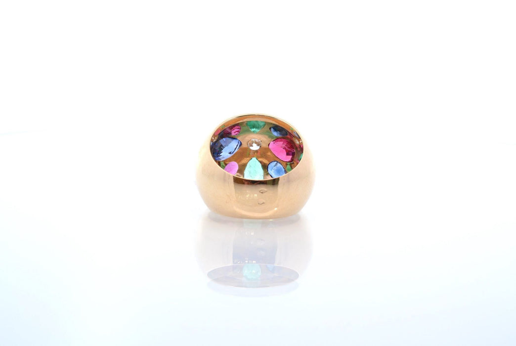 Bague 52 Bague Tutti Frutti sertie de pierres précieuses 58 Facettes 25898