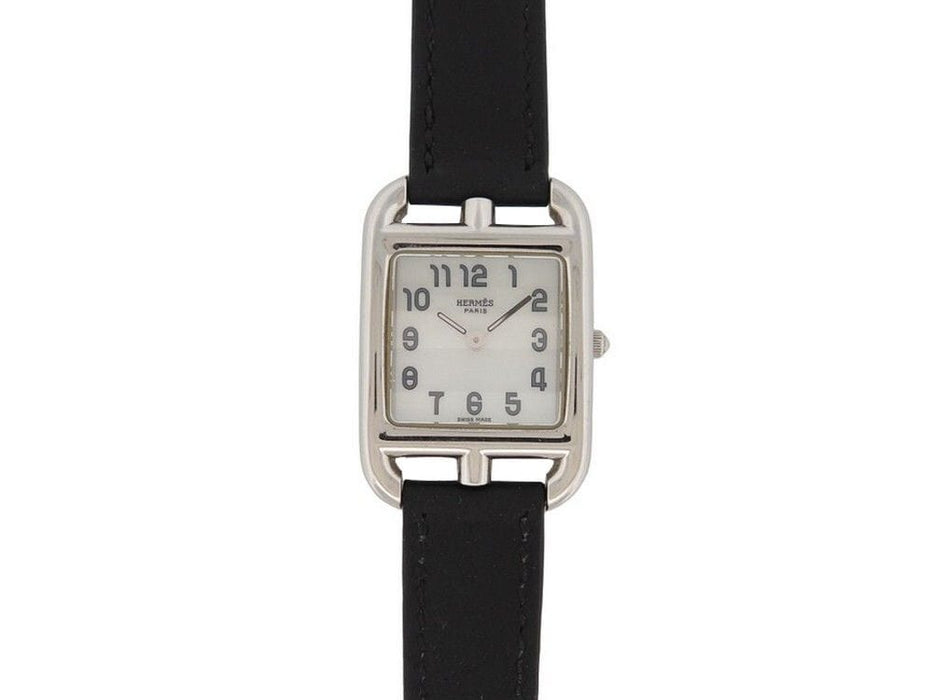 Montre montre HERMES cape cod pm quartz acier palladie 58 Facettes 259888