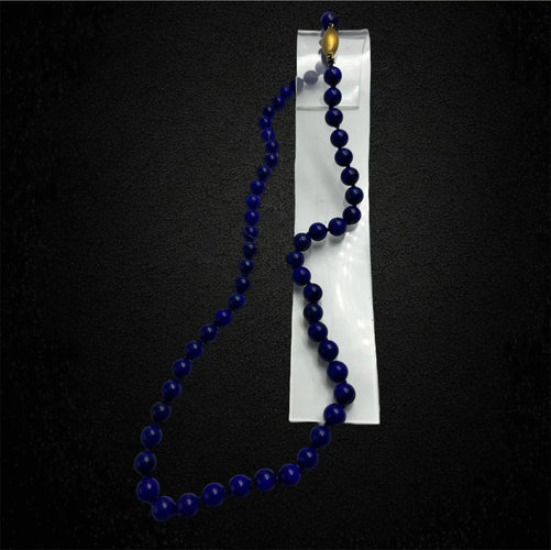 Collier Collier de perles de lapis-lazuli 58 Facettes