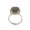 Bague 55 Bague fleur or blanc avec grenat et diamants 58 Facettes 33304