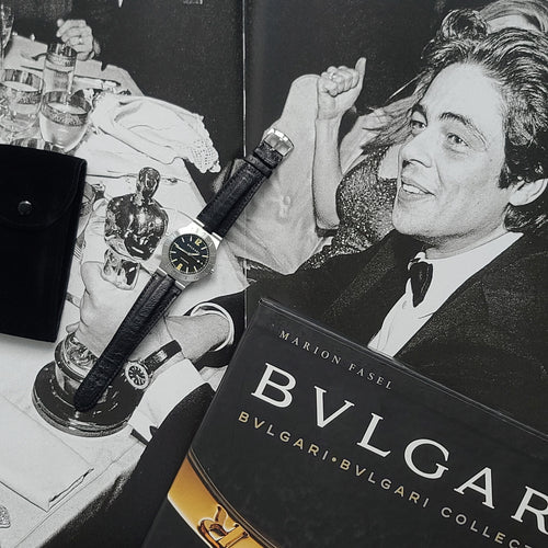 Montre BVLGARI Diagono LC35S Acier inoxydable Pièce de monnaie romaine antique Monete Bulgari 58 Facettes